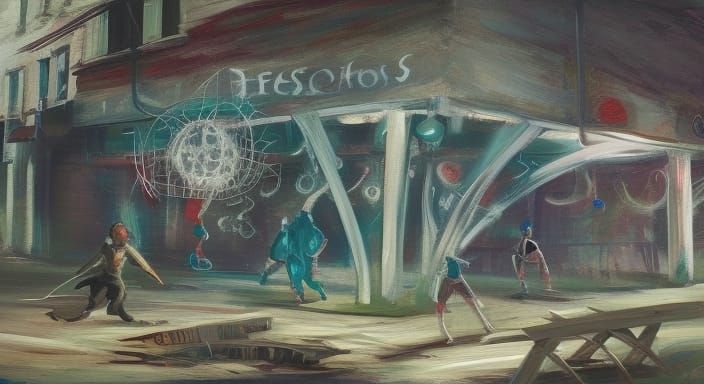 Abstract AI Image of Chaos