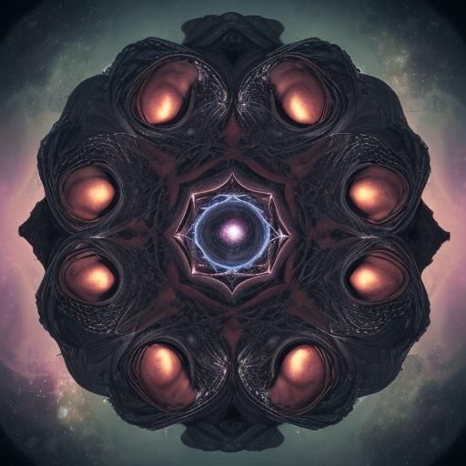 Horrifying Pumpkin-Azathoth Fusion in Cosmic Horror