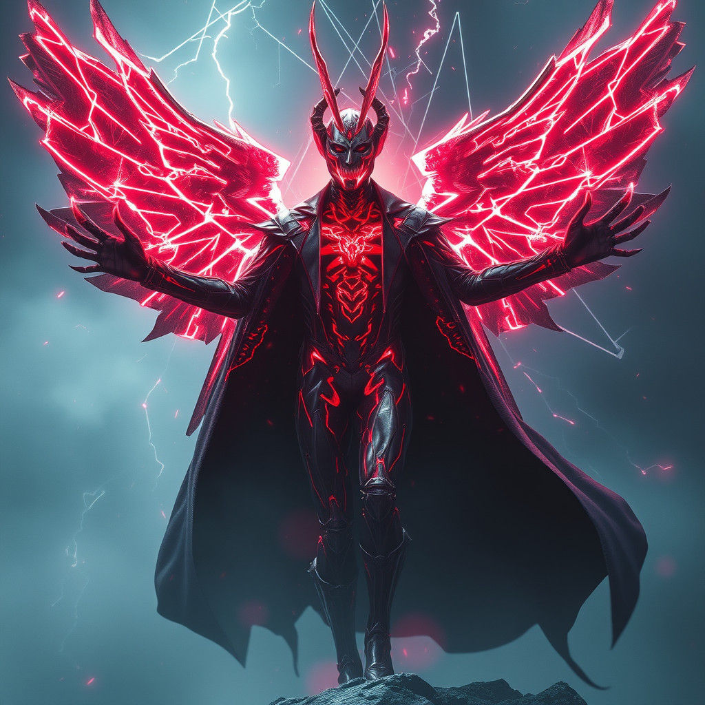 Futuristic Matrix God of Death Terminator