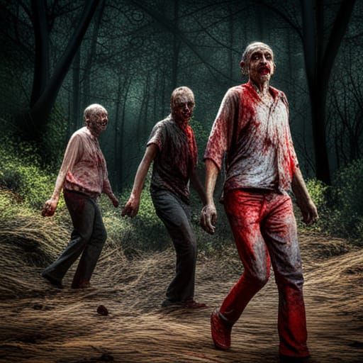 Horror Forest: A Zombie Horde Walks