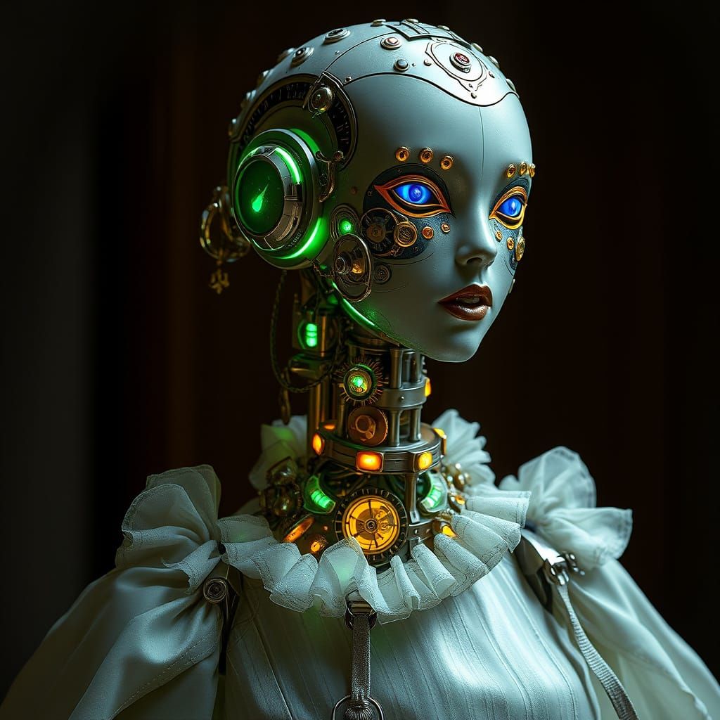 Renaissance Droid with Clockwork Details