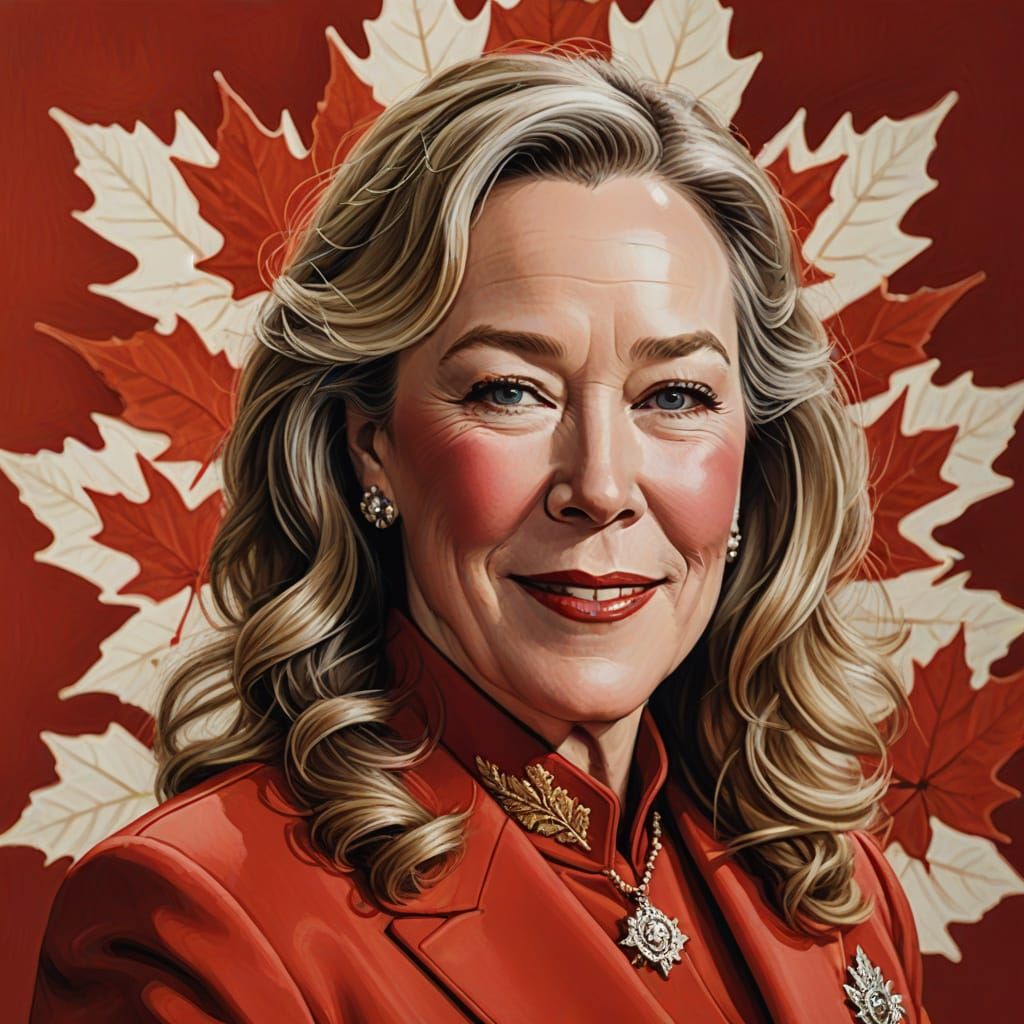 Catherine O'Hara as Mrs. Canada in a Timeless Portrait