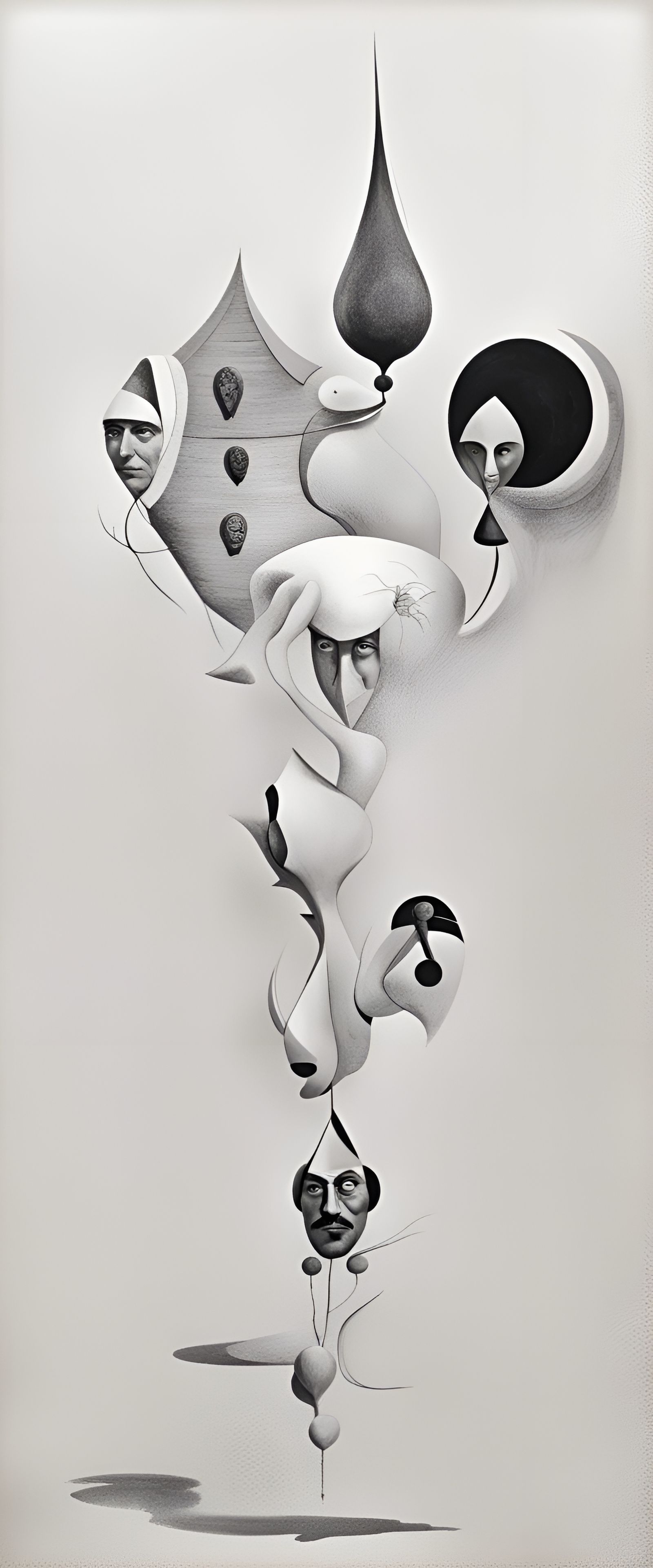 Surreal Abstract Art with Opium Dream Elements