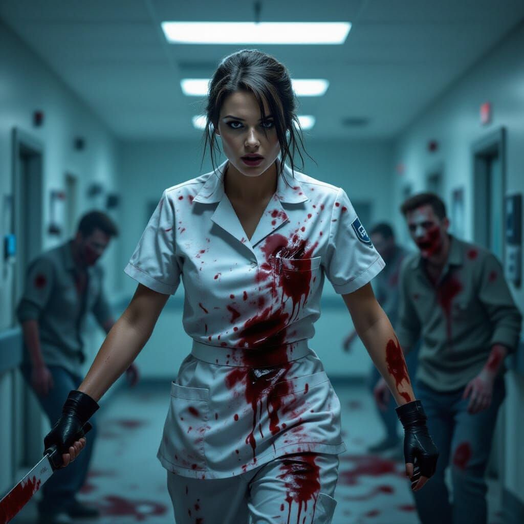 Nurse vs Zombies in Apocalyptic Hospital