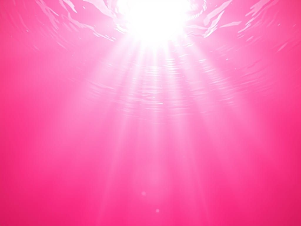 Surreal Pink World Beneath Sonar