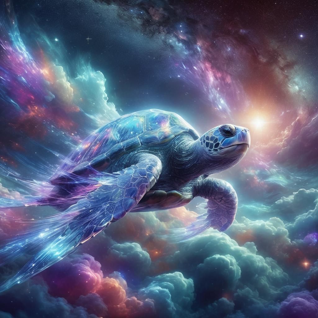 Flying Fantasy Turtle