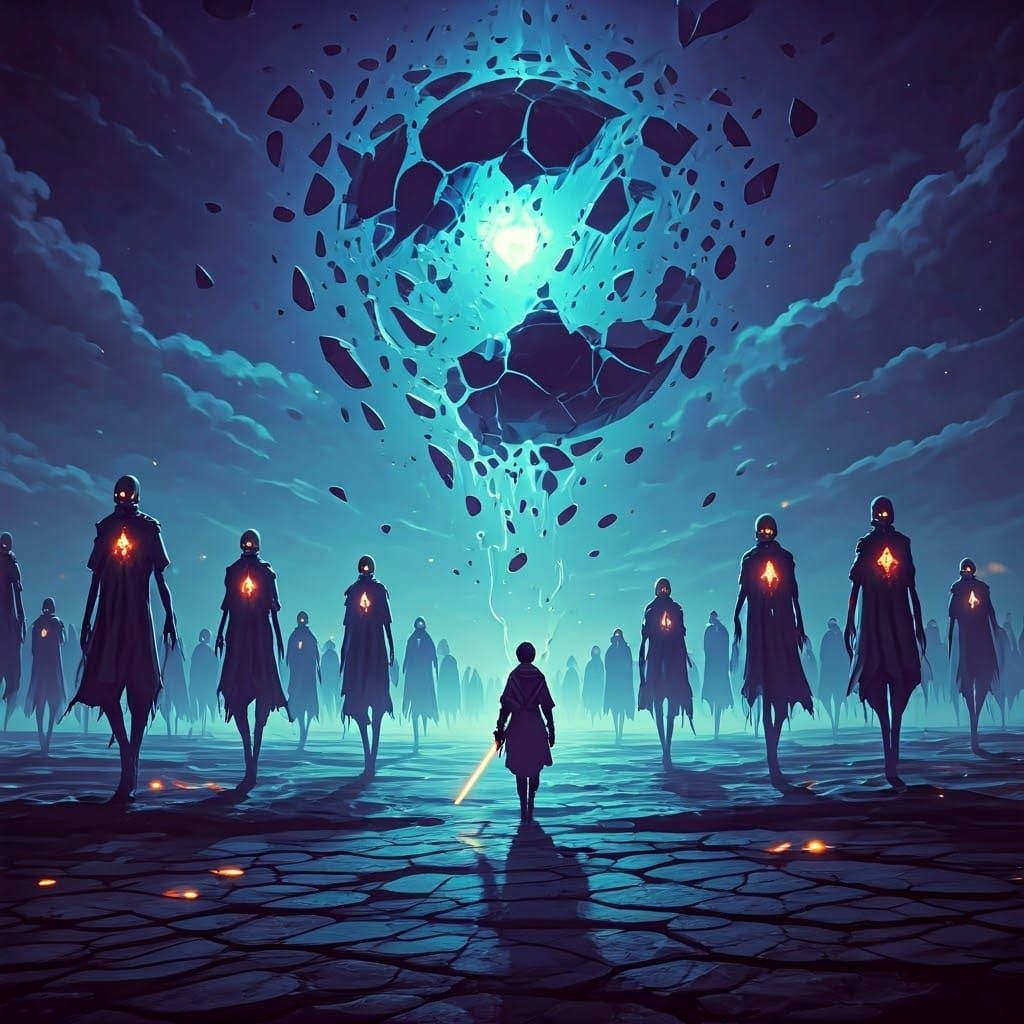 Forgotten Warriors Reach for Shattered Celestial Artefact