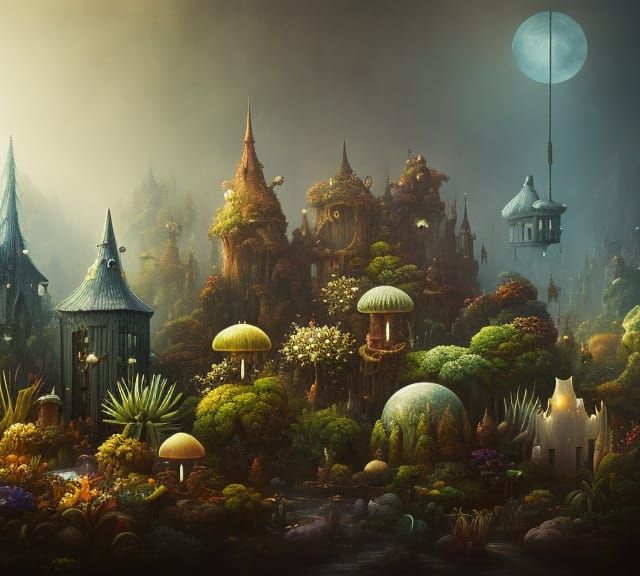 Mini Monsters in an Exotic Terrarium