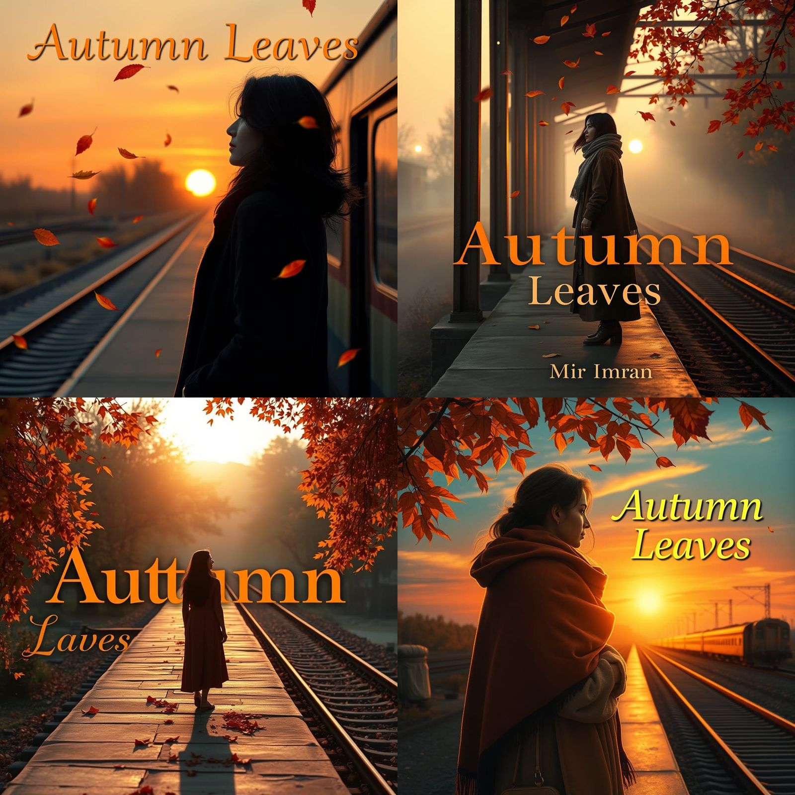 Book Cover: Autumn Leaves, Nostalgic Fall Scene