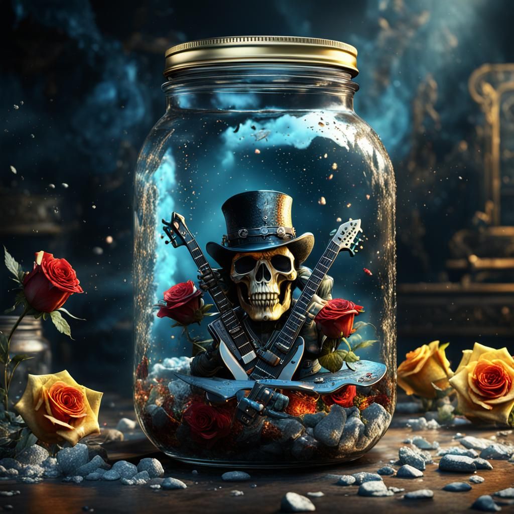Slash from Guns N' Roses in a Jar