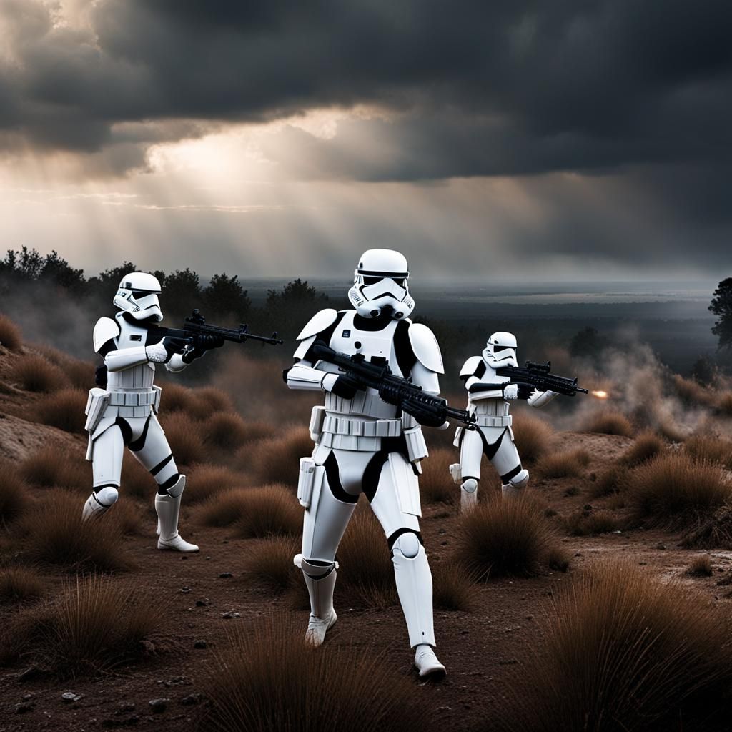 Stormtroopers Training: Epic Digital Matte Painting