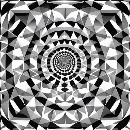 Intriguing AI Generated Optical Illusion