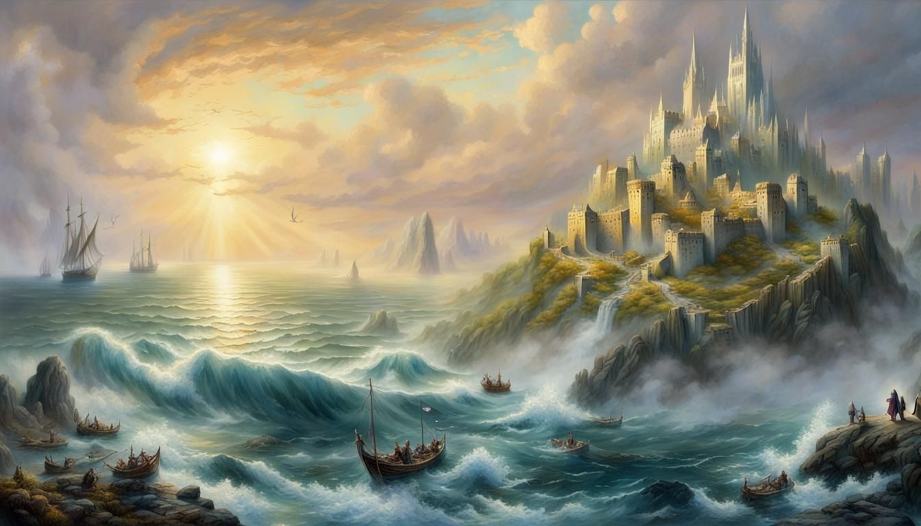 The Fall of Númenor: Sunken City in Middle-Earth