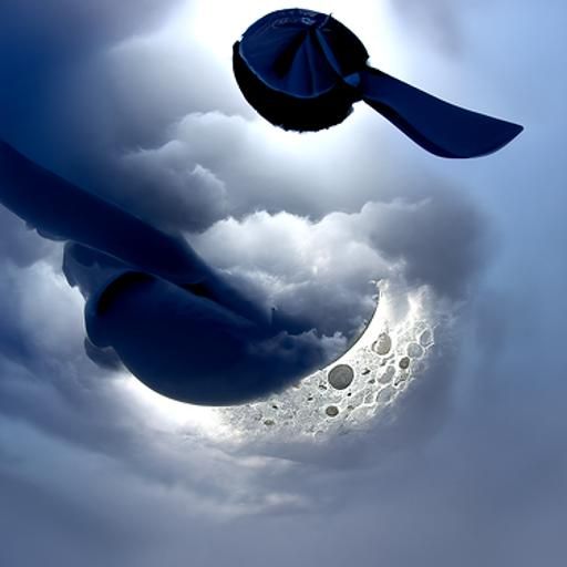 Moon Umbrella: A Celestial Design