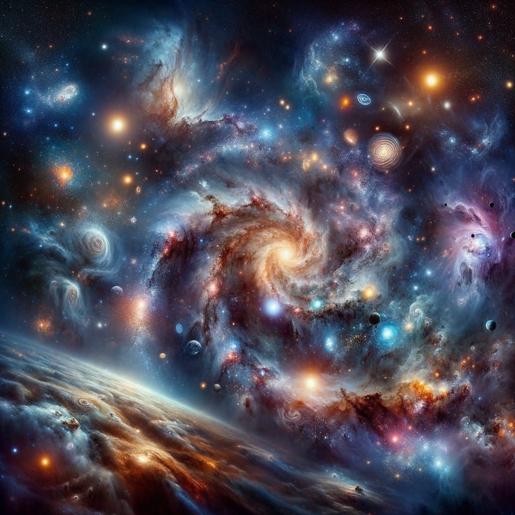 Cosmic Wonders in Vibrant Colors