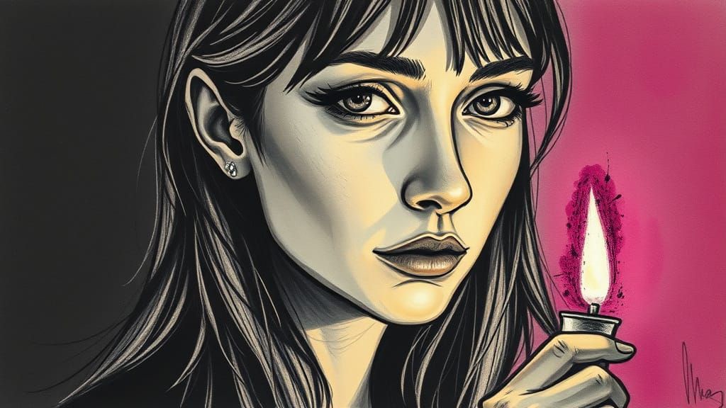 Saoirse Ronan in Charcoal and Shadow