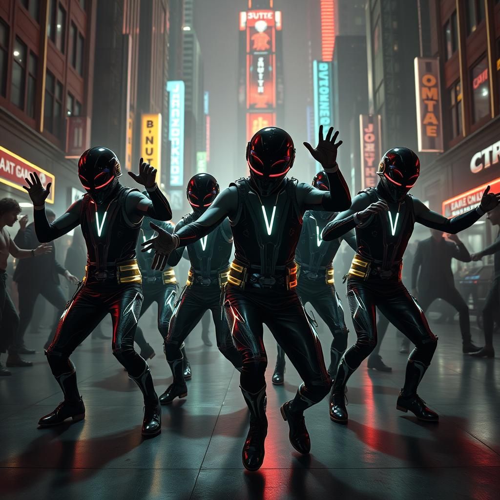 jabbawockeez in dance battle with zombie counterparts cyberp...