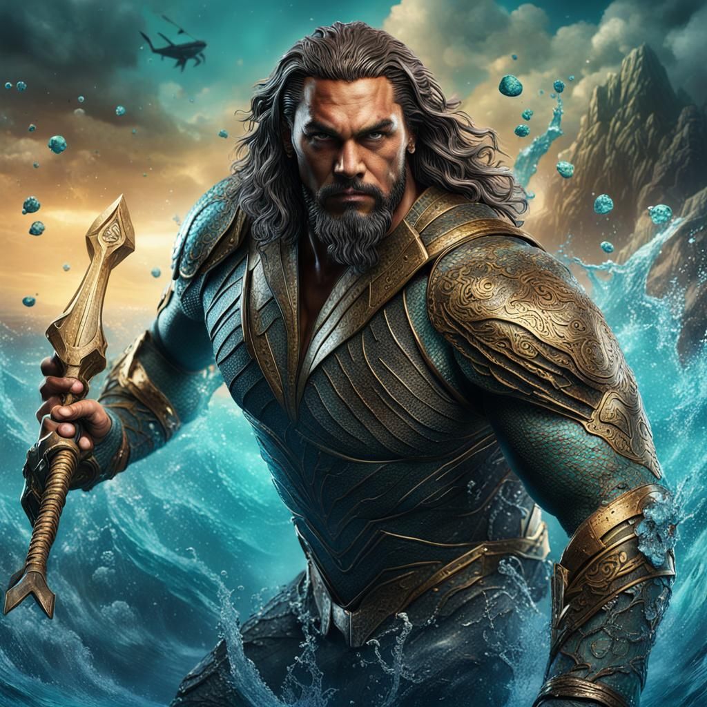 Action Figure Jason Momoa as Aqua Man