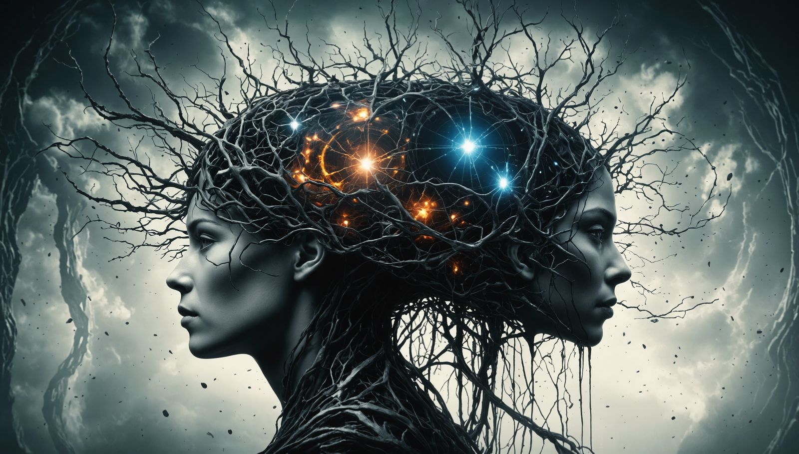 Surreal Brain in Fourth Dimension, Dark Art