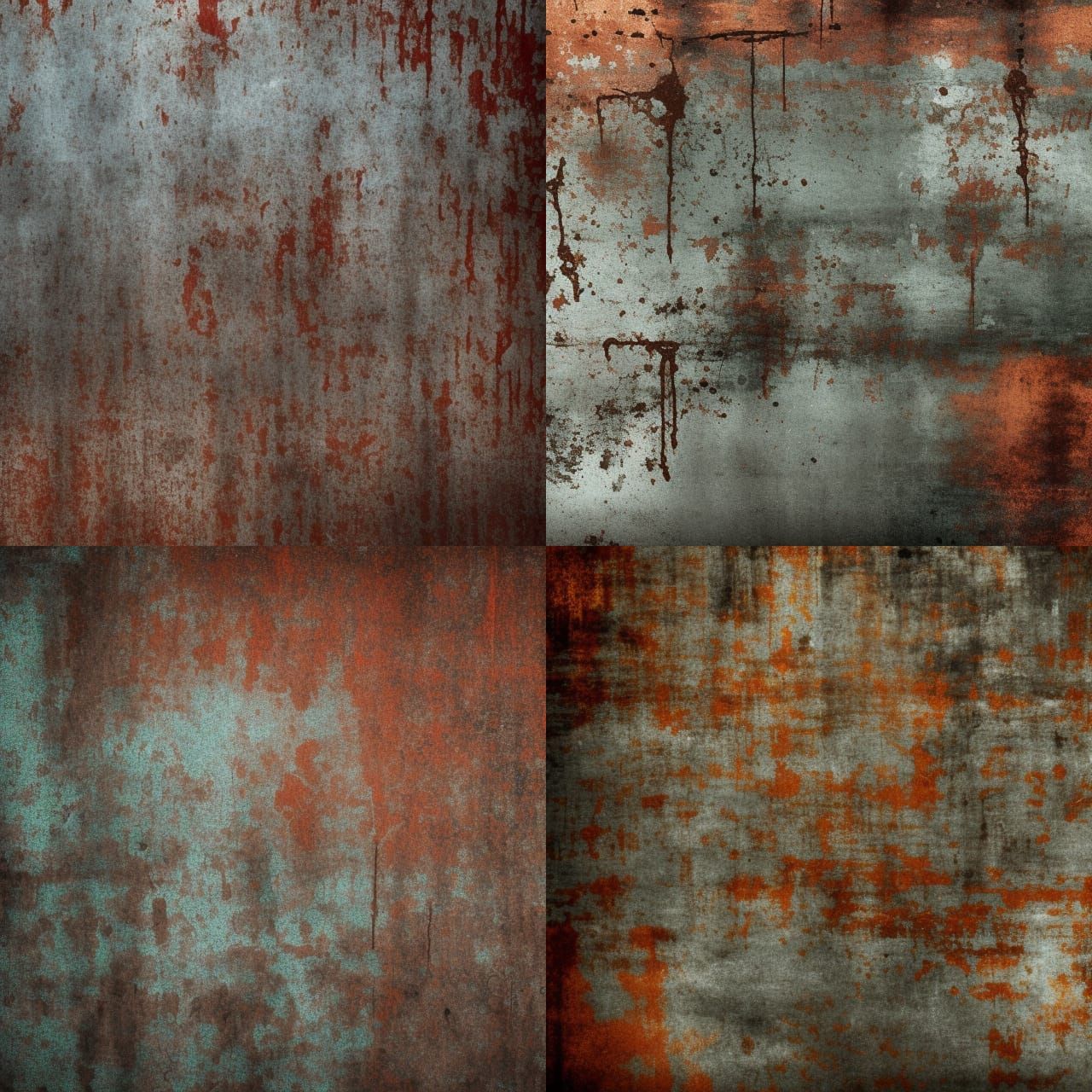 Abstract Grunge Background of Rusted Metal