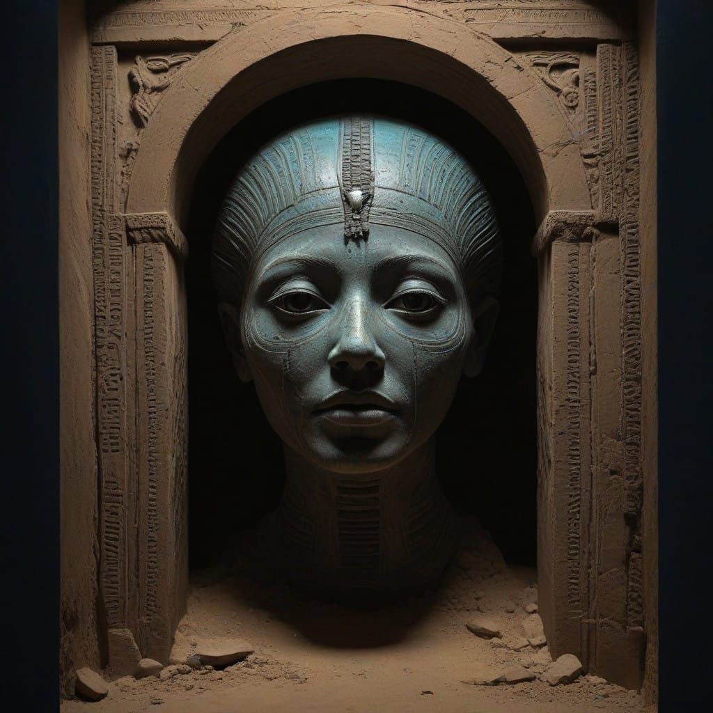 Ancient Egyptian Tomb Unveils Mysterious Mummy in Ethereal B...