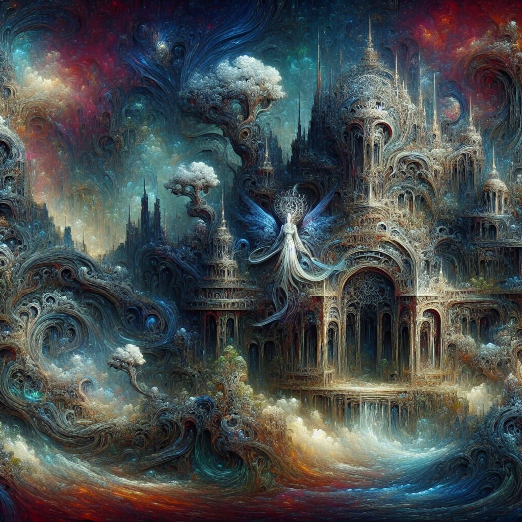 Fantasy Concept Art: Intricate Matte Painting