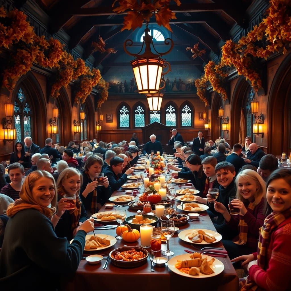 Hogwarts Thanksgiving Feast: A Celebration of Autumn