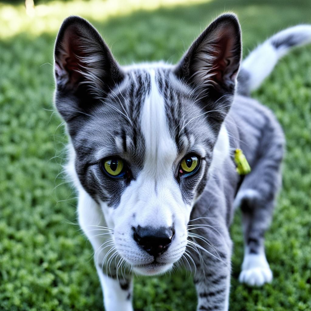 Cat-Dog Hybrid Creature