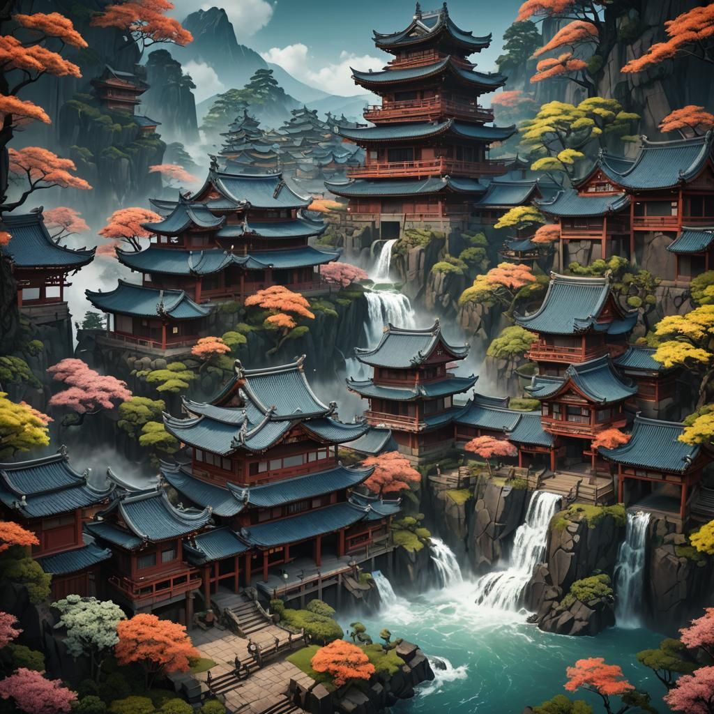 Tanjiro Kamado: Detailed Matte Painting in 8K