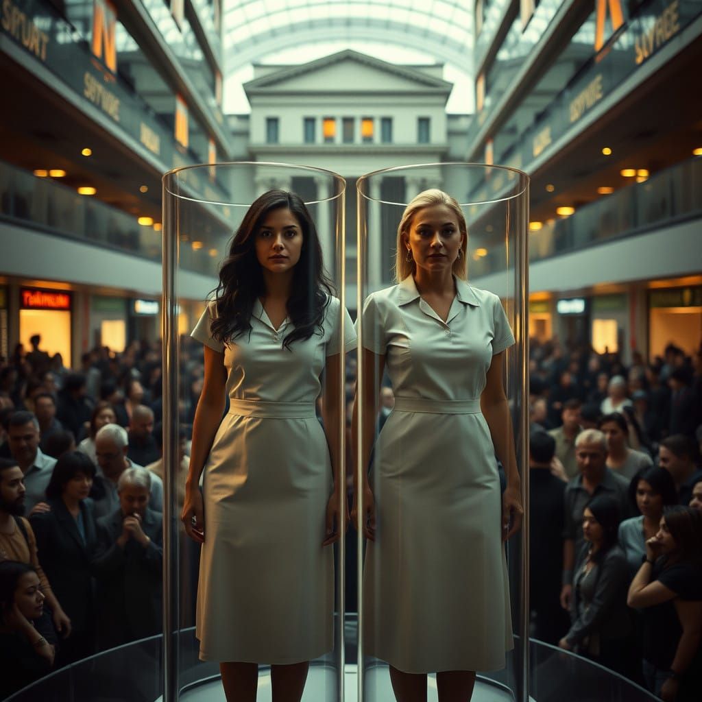 Moody Portraits of Shame in a Bustling Metropolis