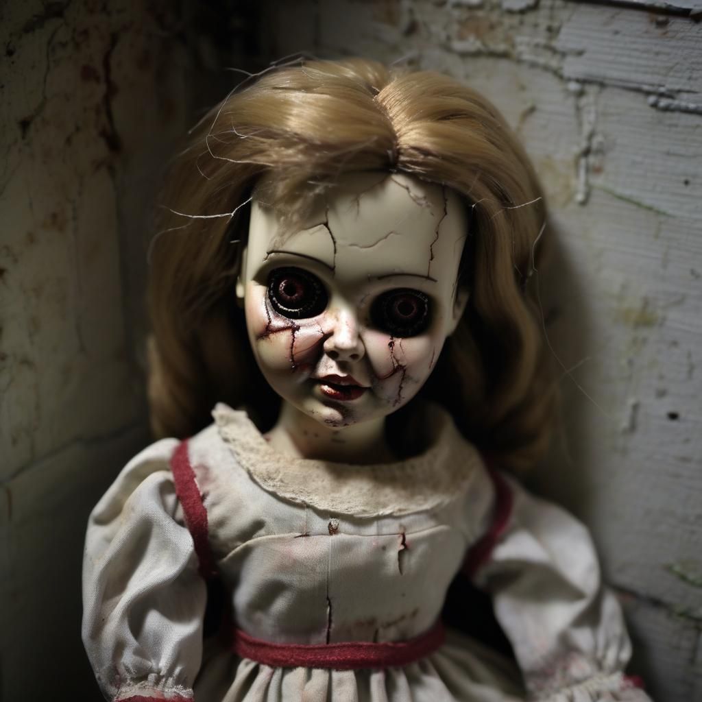 Haunted Annabelle Doll in Abandoned Asylum