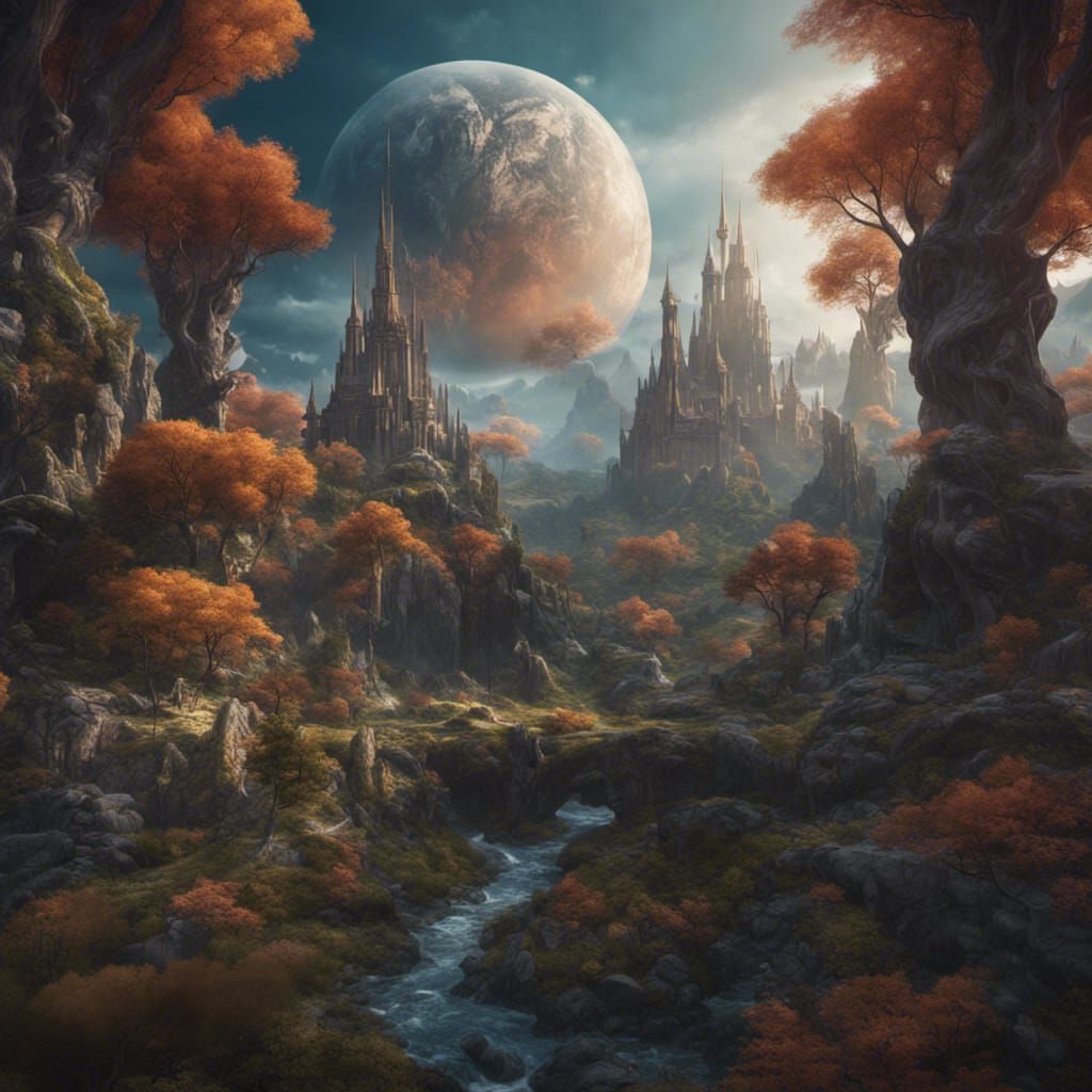 Magical Earth: Detailed Fantasy Concept Art