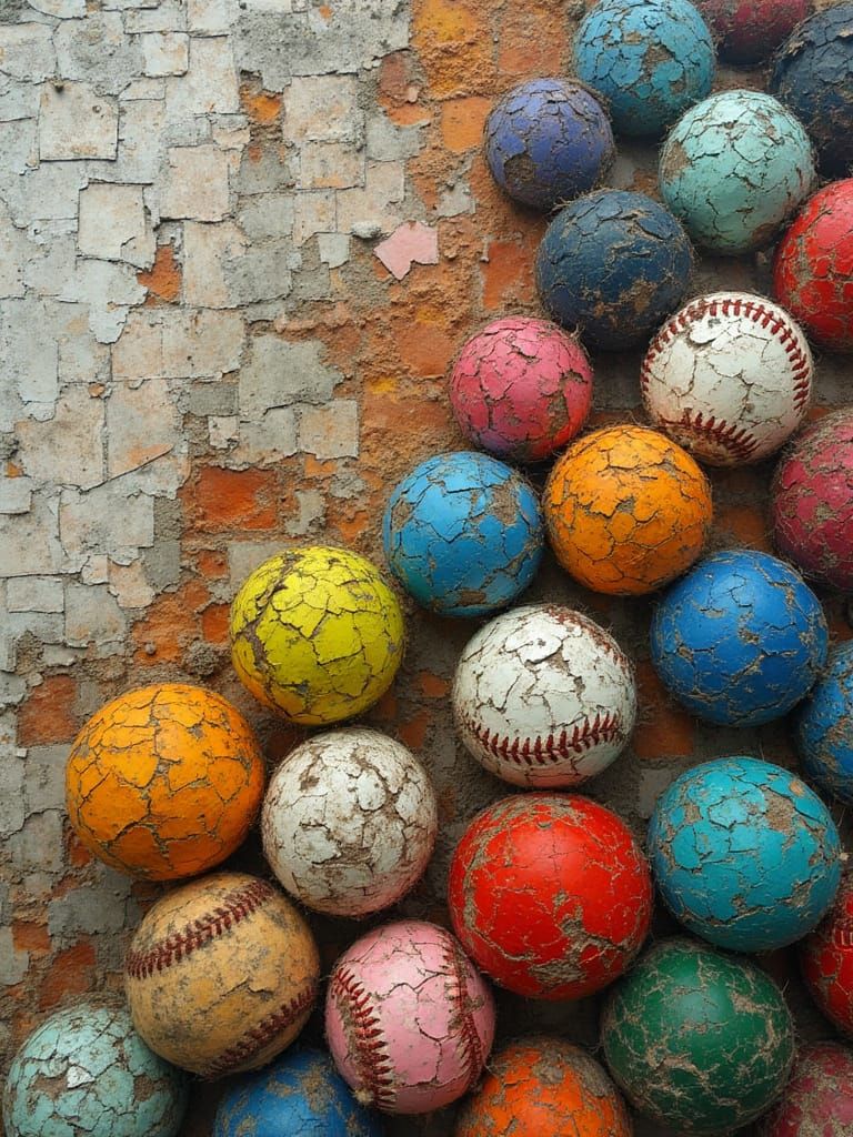 Sparts Mural - An Ode to Used Balls