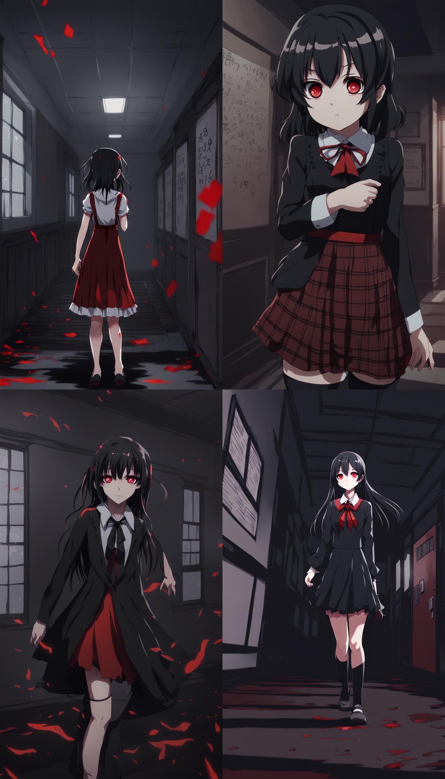 Yandere Chan in Haunted Classroom: Dark Anime Style