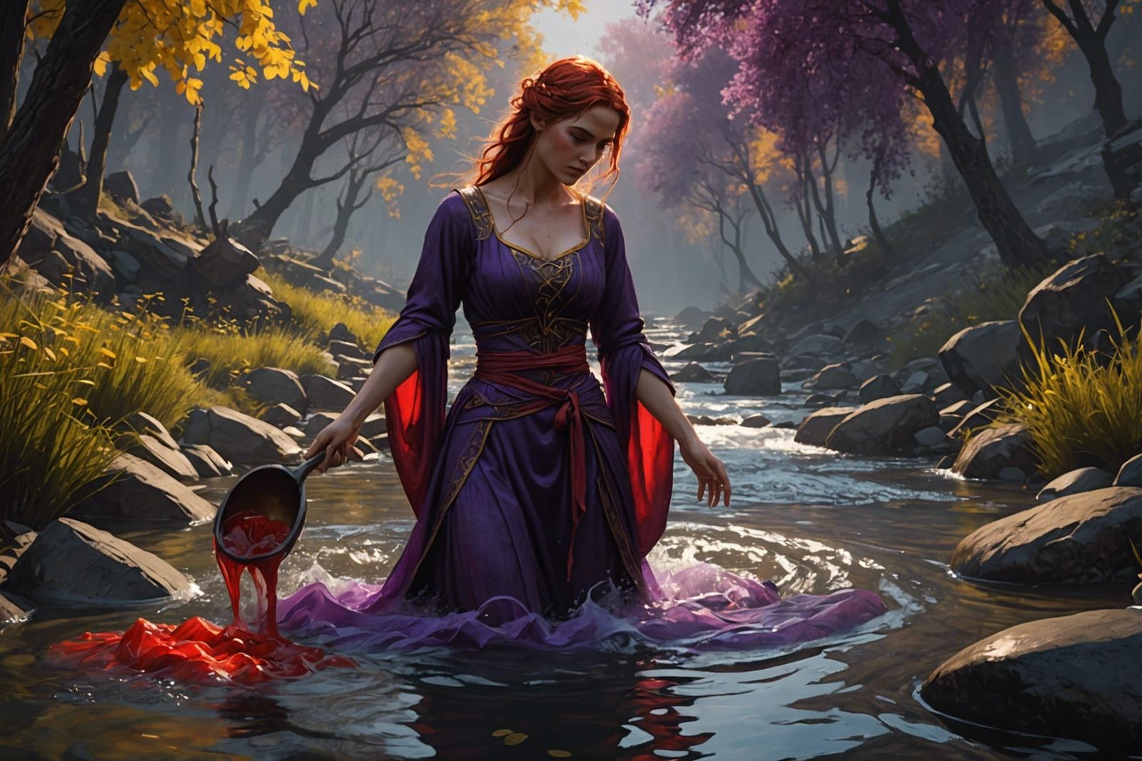Banshee Laundry: Dark Fantasy Concept Art