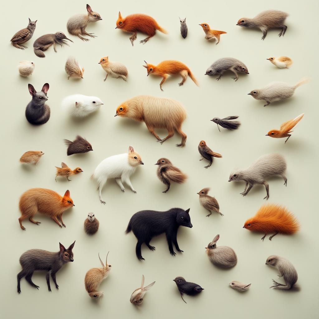 Tiny Animals: An AI Generated Image