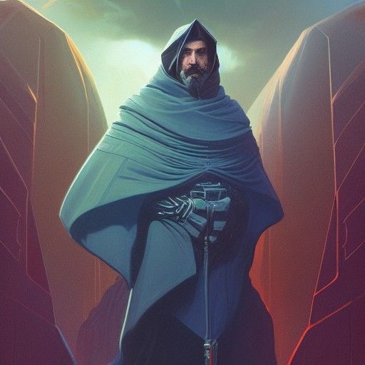 Duke Leto Atreides Portrait in Art Nouveau Style