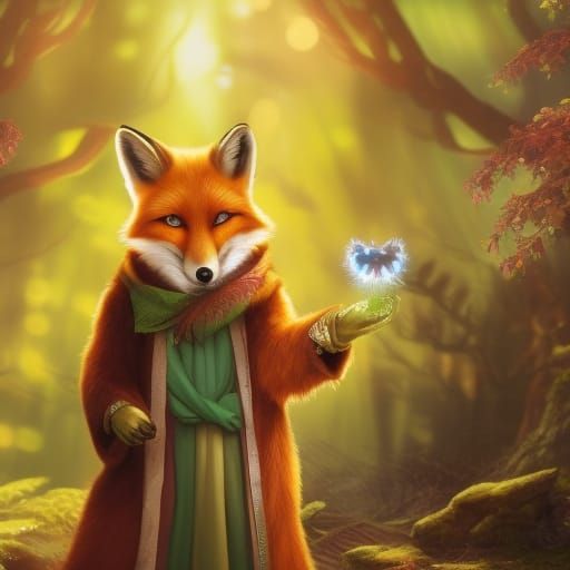 a fox wizard