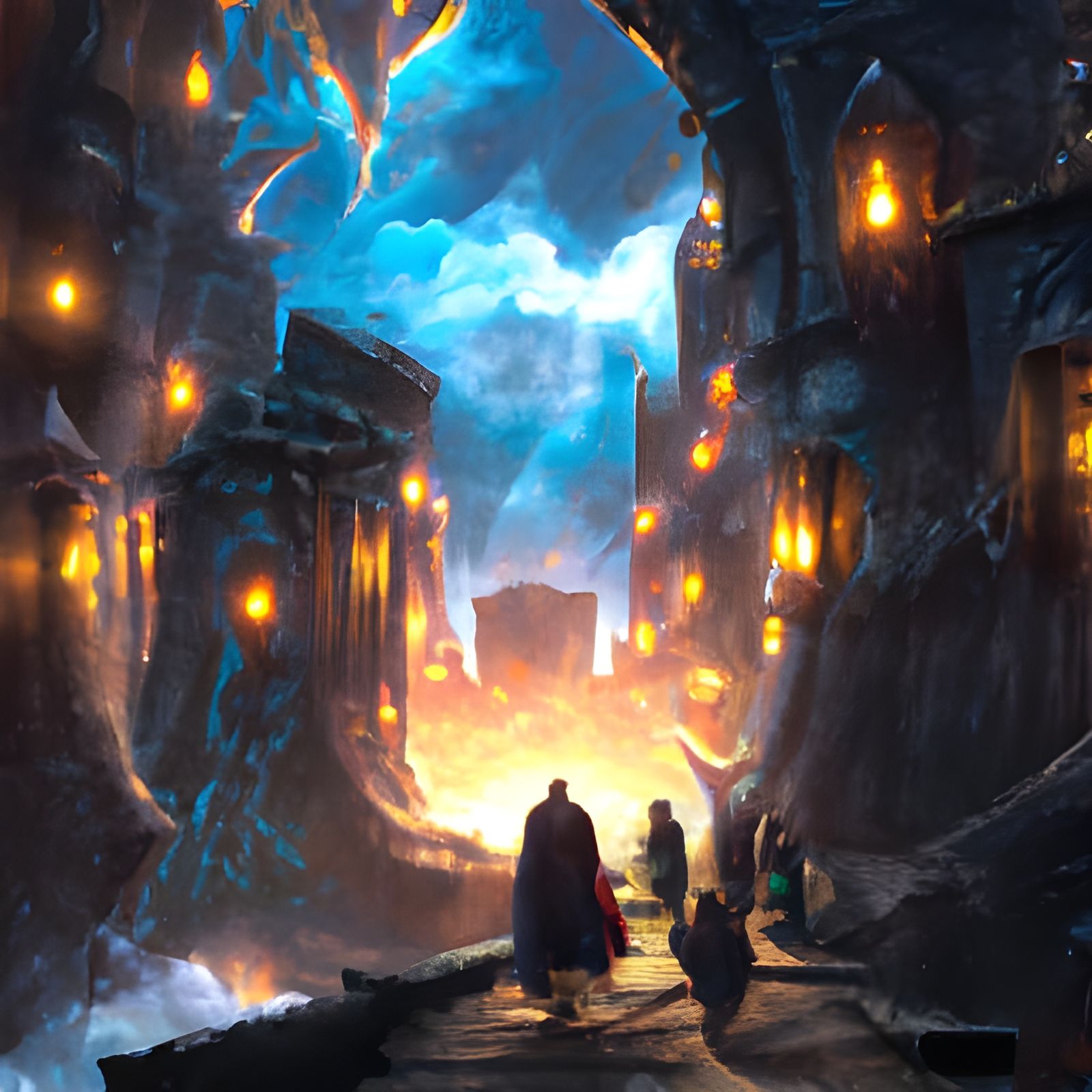 Memorable Night of Hope: Dark Fantasy Concept Art