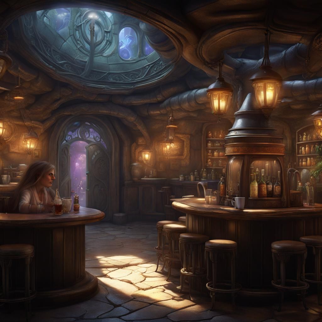 Mysterious Portal to Forgotten Dreams: Dark Fantasy Art