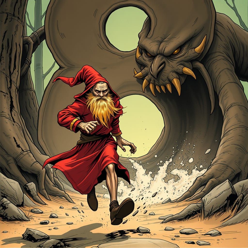 Wizard in Frenzied Flight from Ominous Number