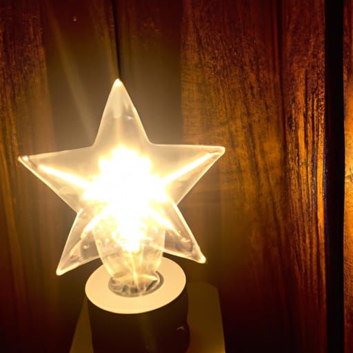 Starlight Lightbulb in Dark Room
