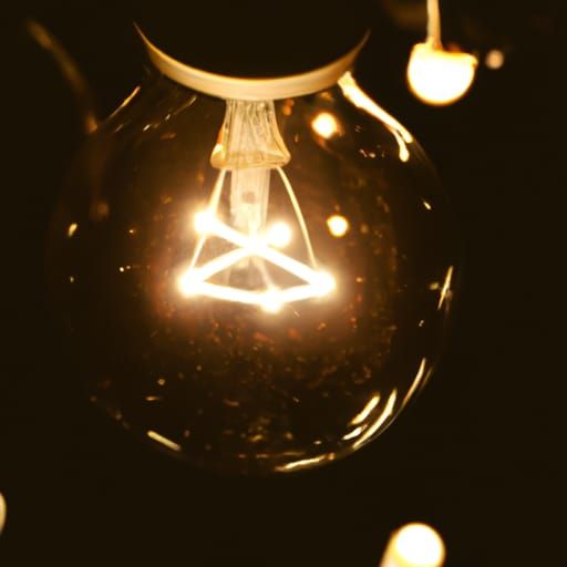 Starlight Lightbulb in Dim Room