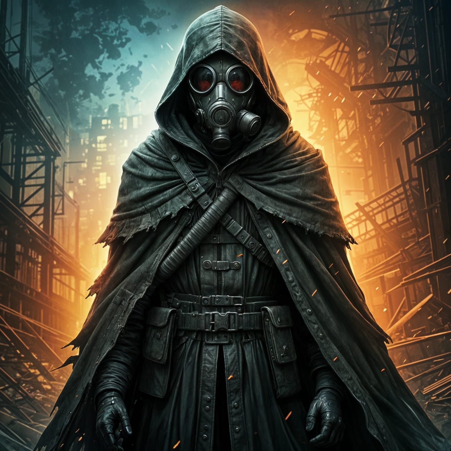 Grim Futuristic CD Cover Inspired by S.T.A.L.K.E.R.