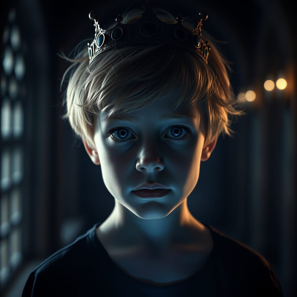 Mysterious Young Noble in a Gothic Setting