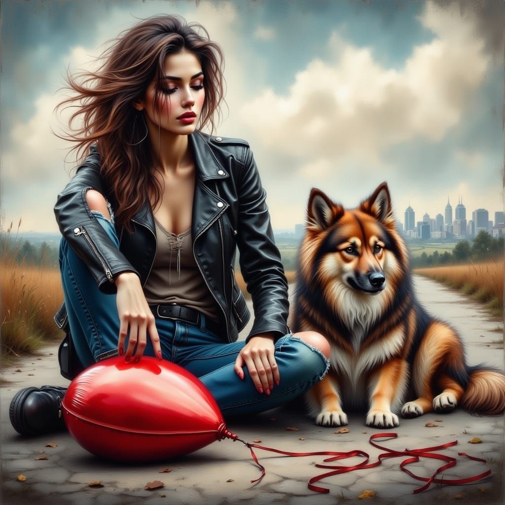 Biker Woman's Heartbreaking Moment