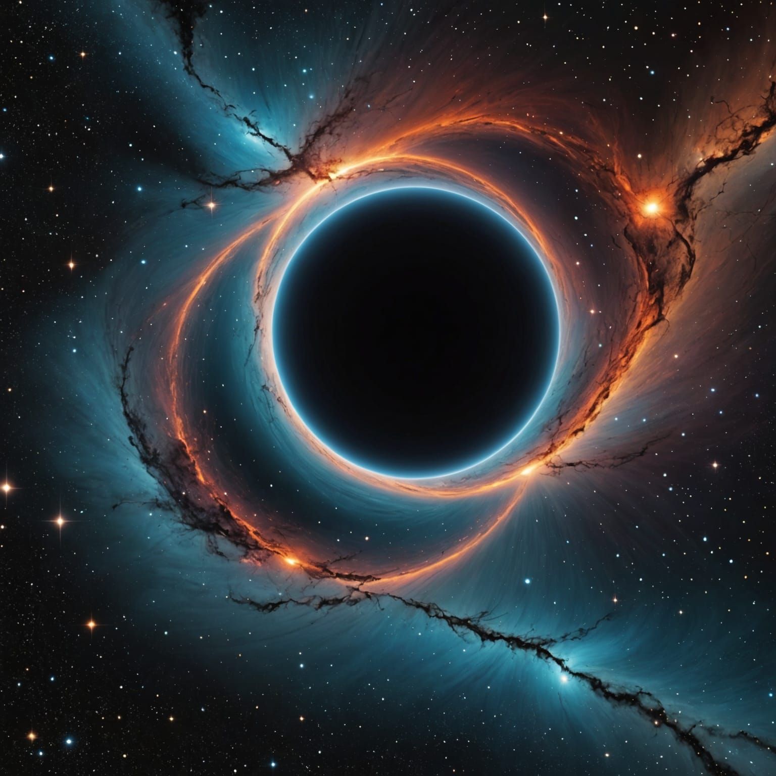 Black Hole Creation in Starfield Nebula