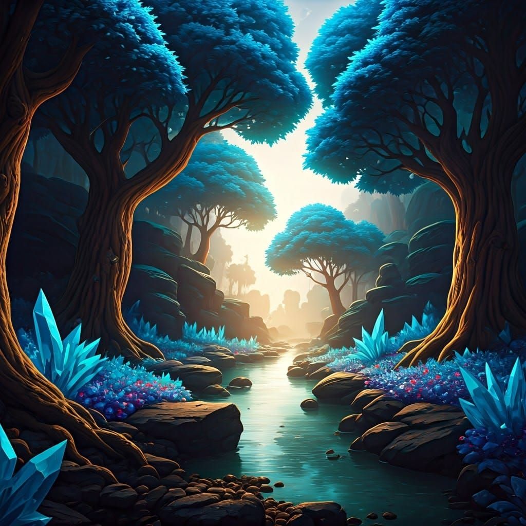 Fantasy Landscape Matte Painting in 8K