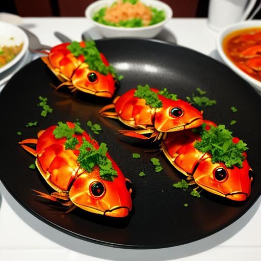 Assorted Crustaceans Platter: Culinary Presentation