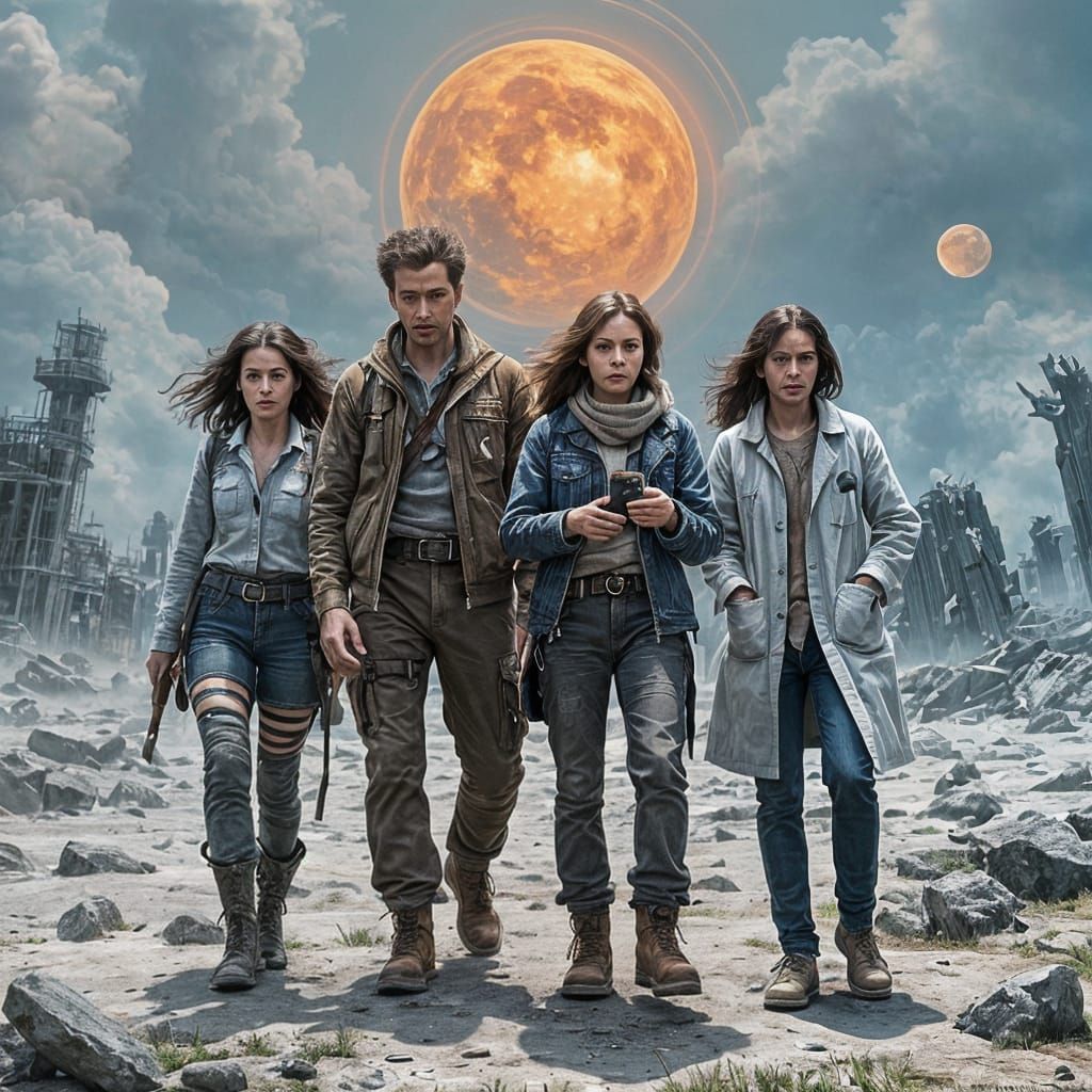 Apocalyptic Dystopia on the Brink of Collapse